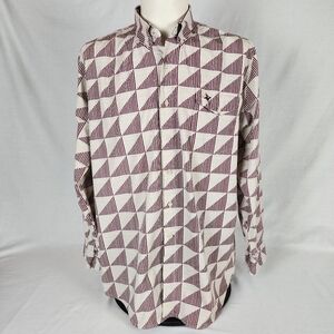 Lost Roo by Roper Triangle Pattern Western Shirt (XL)